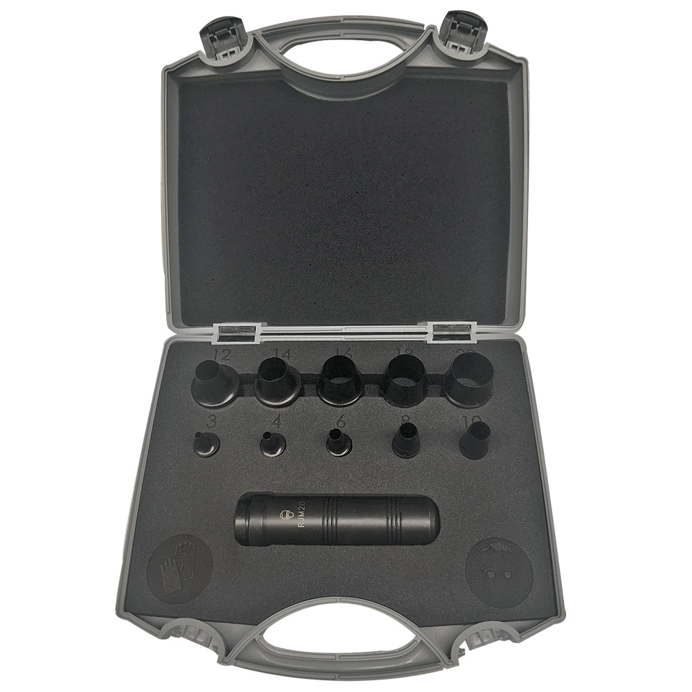 Super-Quick Loch+Ringgarnitur 3-20mm Schlagkörper und Locheinsätze