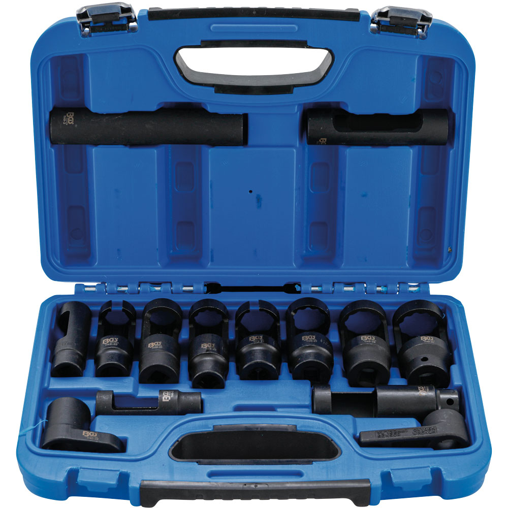 Lambdasonden-Ein-u.Ausbauset 14-teilig universell für viele Fahrzeuge,in Koffer