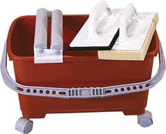 Fliesen-Wasch- und Verfugungs-Set komplett mit Eimer,FLIESENFIX