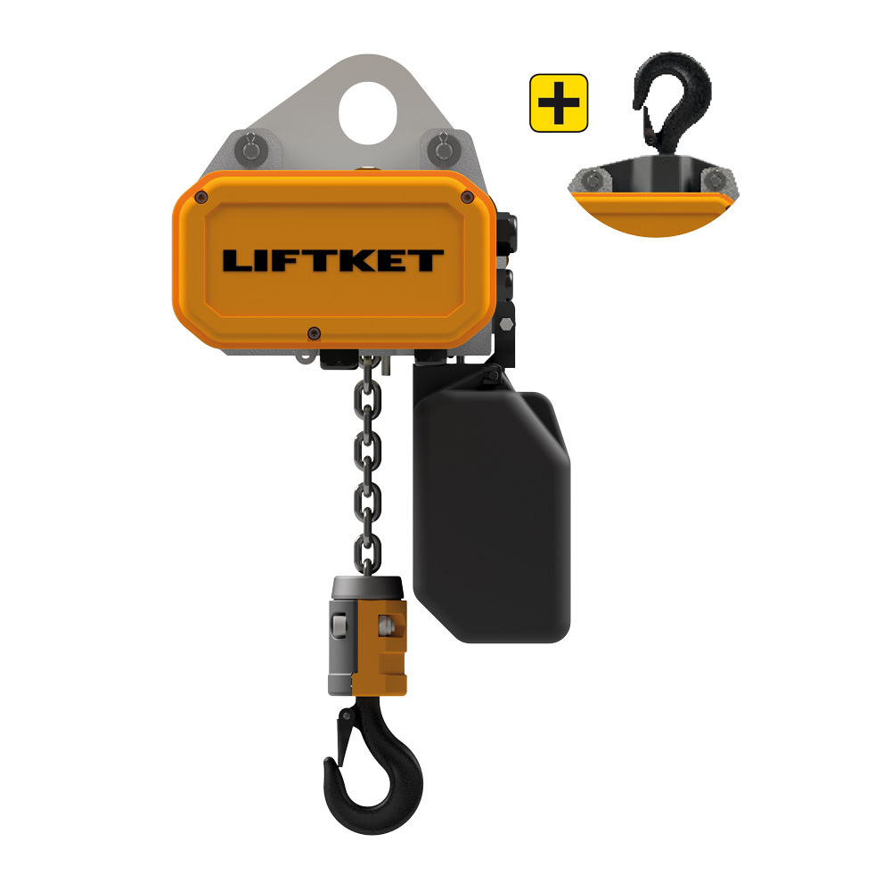 Elektrokettenzug 3200kg,2-Strang,2-Gang 3m Hubhöhe,5+1,25 m/min,Kettenspeicher
