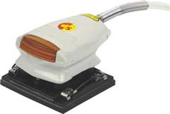 Pressluft-Faust-Sander 100x110mm Plattengrösse,Kugelrotations-Prinzip