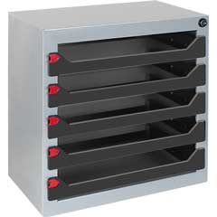 Stapelschrank Typ 577/5 - leer,für 5 Stück Koffer Typ 77/1,416x256x434mm