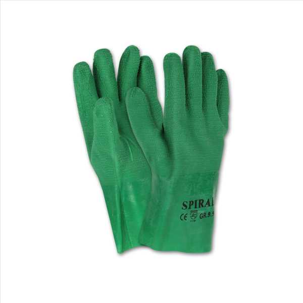 Handschuhe GRIP-ROBUST grün Gr.9 1/2 rutschfeste Oberfläche,Flausch-Futter