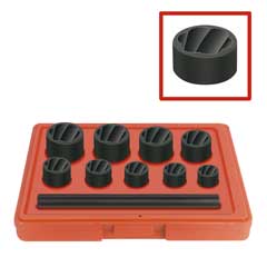 Rettungs-Stecknuss-Satz 3/8" 10-teilig SW10-19mm+Austreibdorn,CrV-Mo,in Box