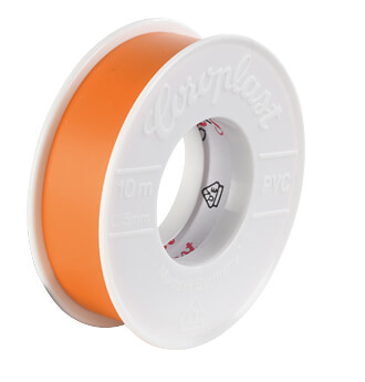 Isolierband COROPLAST "ORANGE" 15mm x 0,10mm x 10m VDE,ÖVE,DIN,EN Prüfz