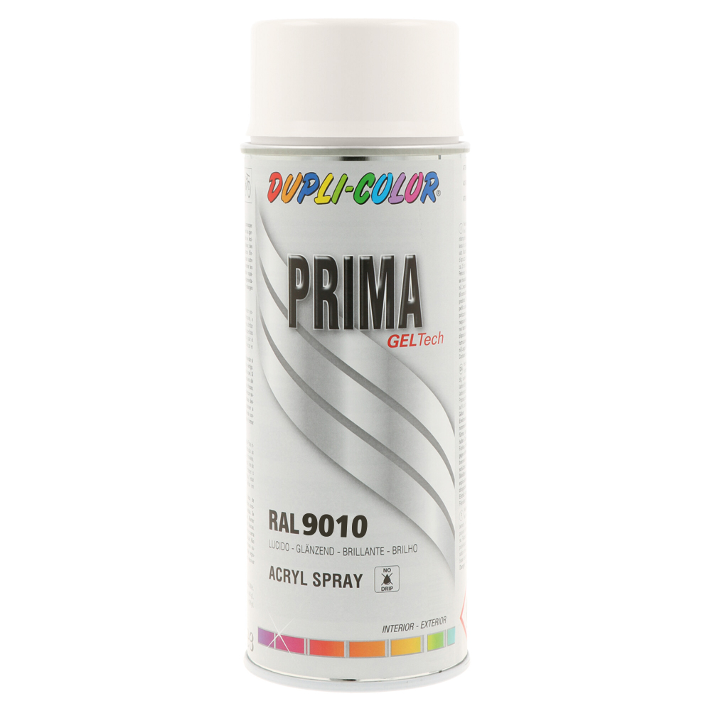 Lackspray glänzend reinweiß 400ml RAL 9010 schnelltrocknend,abriebfest