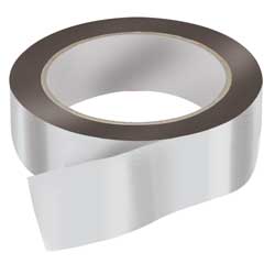 Klebeband Reinalu 50mmx50m,DIN 4102B1 schwer entflammbar