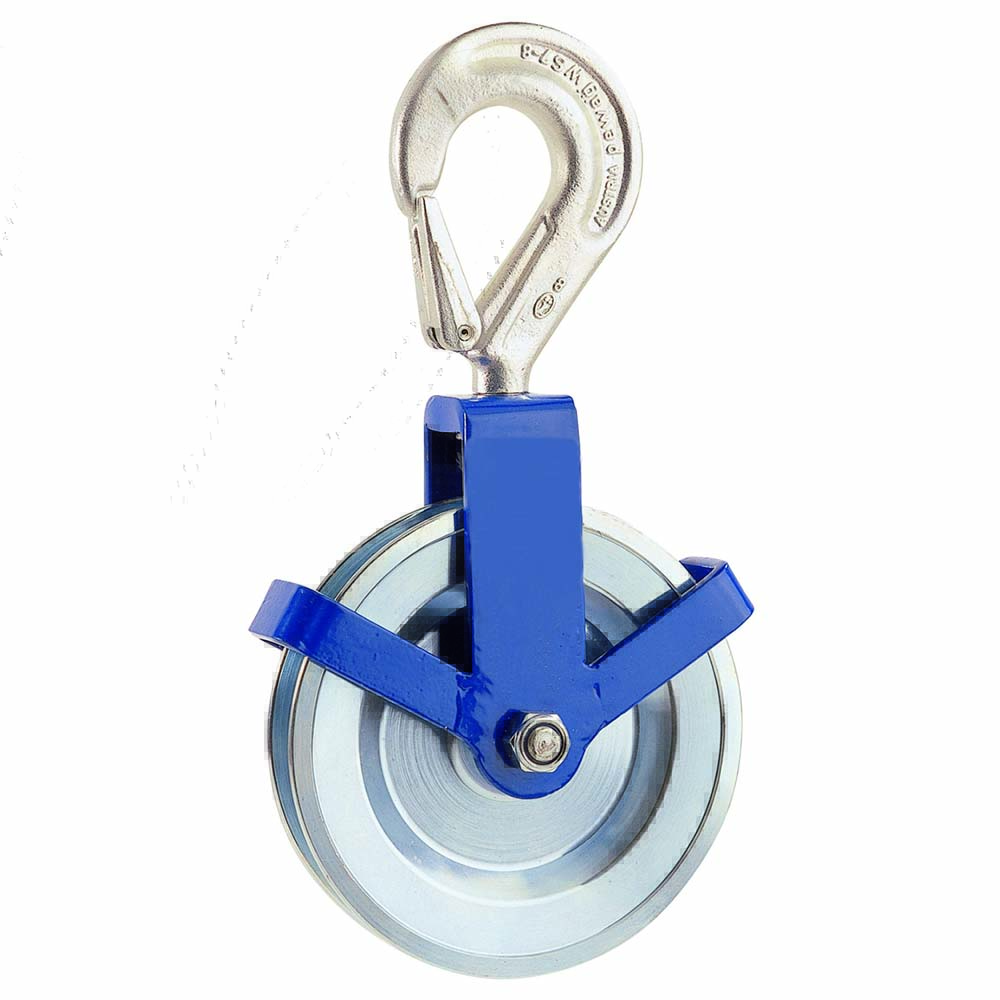 Baurolle - 160mm/verzinkt 700kg Seildurchmesser max. 20mm