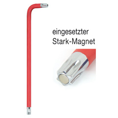 Red-Si-TX-Magnet-Schlüssel TX15 extra lang