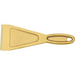 Cu-Be Schaber 80mm,mit Heft antimagnetisch,nicht funkenreißend