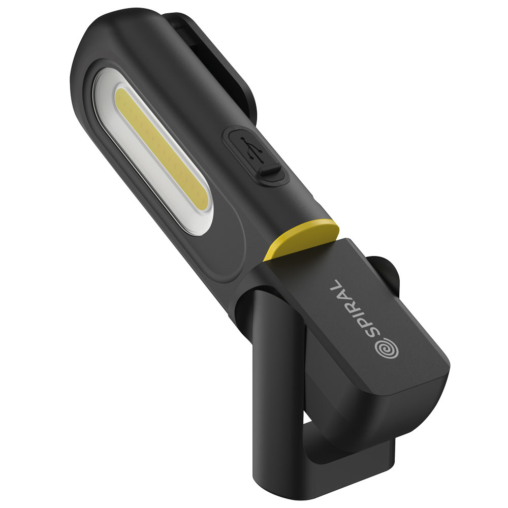 Akku-LED-Handlampe,SPIRAL MINI,350lm IP54,inkl. USB-C Ladekabel,ohne Netzteil