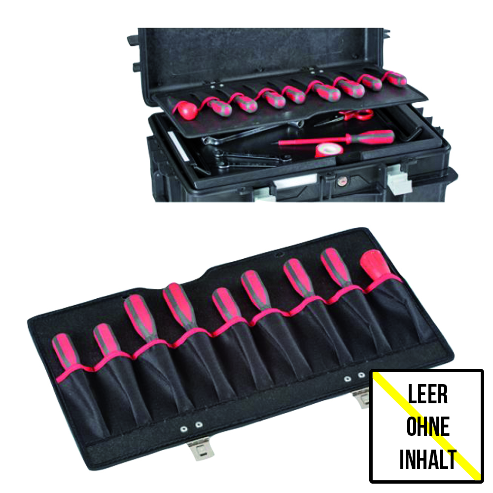 Werkzeugtafel mit 9 Taschen für Kleinwerkzeug,zu All-in-One Koffer