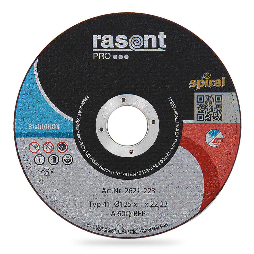 Trennscheibe RASANT UniPro 125x1mm für Stahl/Inox,extra dünn