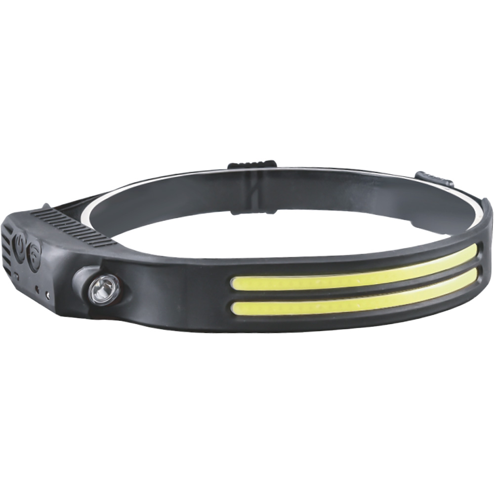 Doppel-LED Stirnlampe "MultiFlash" Flächen+Punktlicht, mit Schaltsensor