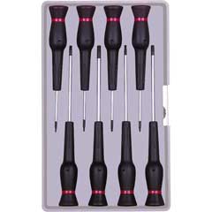 Feinschraubenzieher-Satz MICROTIP Torx 8-teilige Box:TX5/6/7/8/9/10/15/20