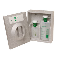 Augenspülflaschenhalterung Ekastu für 2 Augenspülflaschen von Ekastu