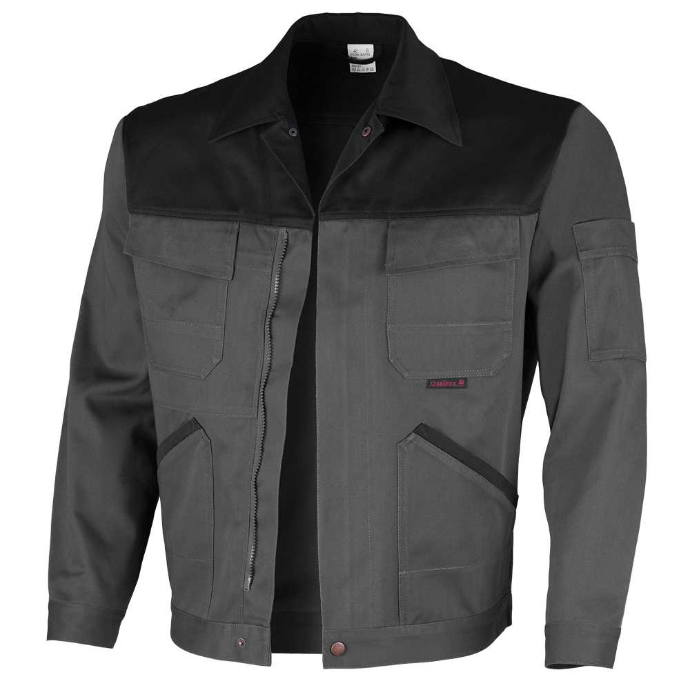Arbeitsjacke grau/schwarz Gr.S (44/46) 65%BW/35%PE,300g/m²,Bundjacke