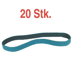 20 Stk.Schleifvlies fein 9x533mm,blau für Oberflächenfinish