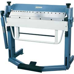 Schwenk-Biegemaschine 1020x2,5mm mit Untergestell,Biegewinkel 0-135°,Pedal