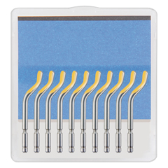 10 Stück Klingen S100/TIN zu GRATNIX Entgrater, 3,2mm Ø,TIN-beschichtet