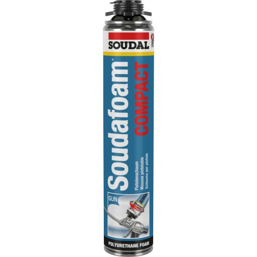 PU-Pistolenschaum Compact 1K 750ml mit Pistole verarbeiten