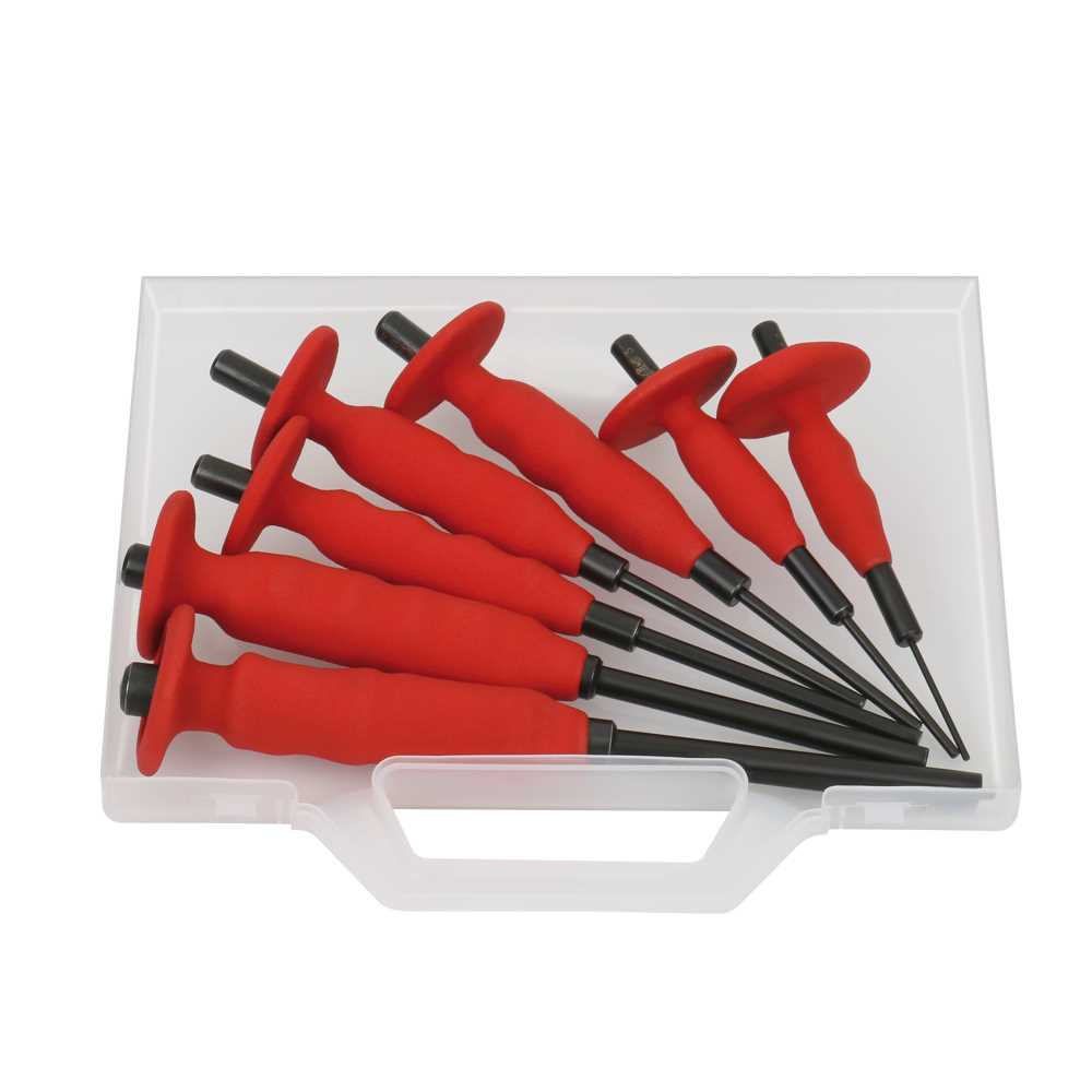 Sicherheits-Splintentreiber-Satz 2-10mm 7-teilig,eingesetzte Spitze,Handschutz