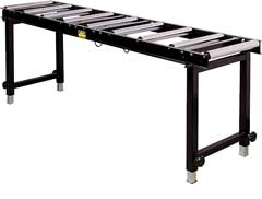 Rolly Klapp-Rolltisch 450-650mm hoch 400x1650mm Tisch,9 Auflagerollen