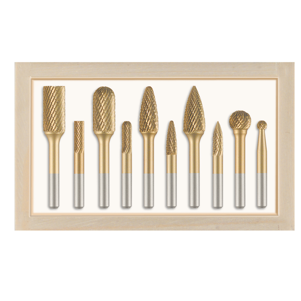 TITAN-CUT HM-Rotorfräsersz 10-teilig PREMIUM,6mm Schaft,Box