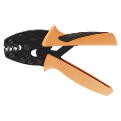 Ratschenaderendhülsenzange 6-16mm² automatisch,Trapez-Pressung,seitlich