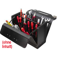 Pilotenkoffer 2460-401,430x320x200mm aus Robust-Rindsleder,genarbt