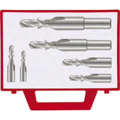 180° Stufenbohrer-Set M3-10,6-teilig für Zylinderschrauben,aus Super-HSS