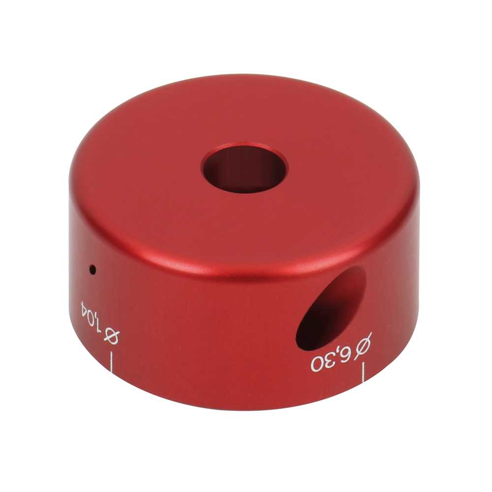 Schleifkopf rot,für Ø1/4/4,8/6mm Wolframelektroden