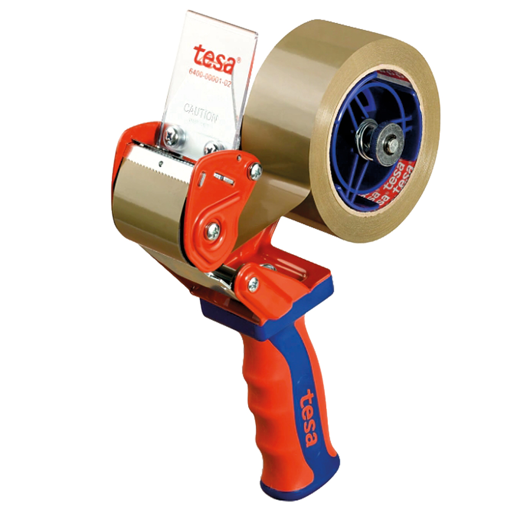 Handabroller TESA für max. 50mm Rollen verdecktes Messer,Rollenbremse