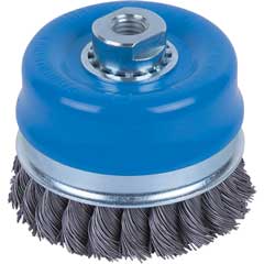 Zopf-Topfbürste 65xm14/0,50 Stahldraht Direktaufschrauben auf Winkelschleifer