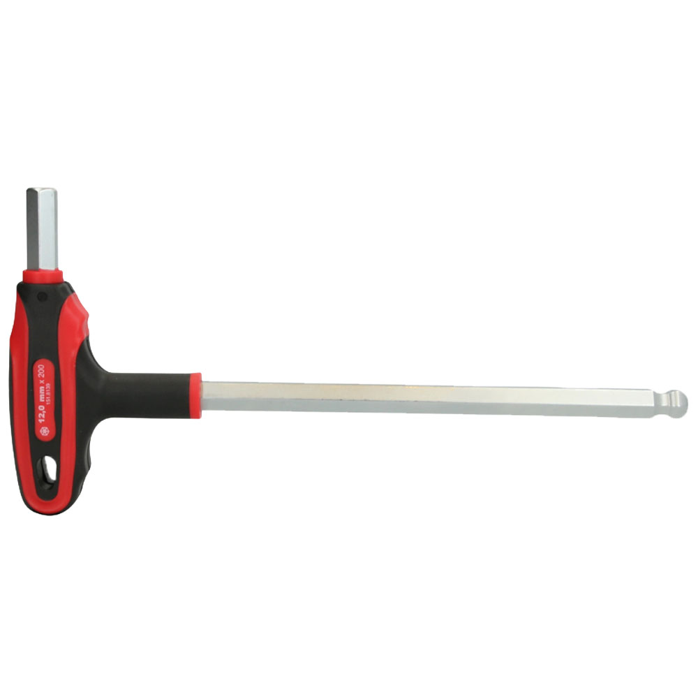 Kombifix-6-kant-Kraftschlüssel 12mm 6-kant+Kugelkopf kombiniert,Ergo-Griff