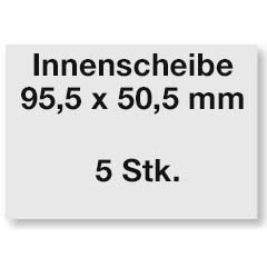 Ersatzgläser Innen 95,5 x 50,5mm 5 Stück für Helm 3062-025