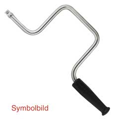 Handkurbel U239-1/2" 360mm Vanadium-USAG Extra,mit drehbarem Kunststoffgriff