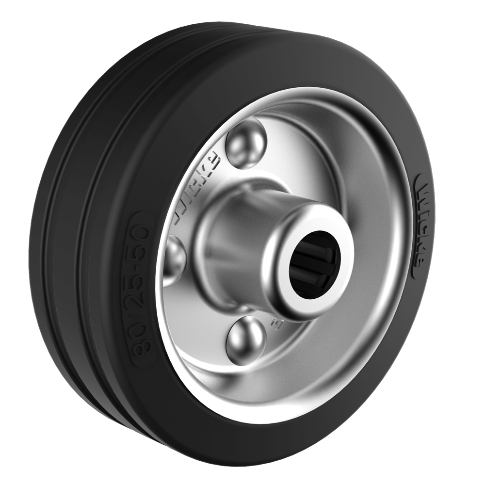 Industrierad 80-B Tragkraft 50kg wartungsfreie Fibroid-Lagerung