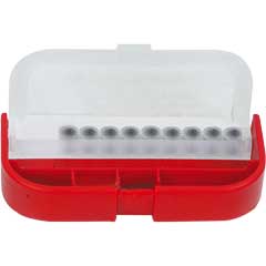 Kunststoffbox leer für Bits 10 Steckplätze für Bits+Halter