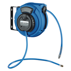 Schlauchaufroller SUPER 9 m/8x12mm Schlauch,automatischer Rücklauf
