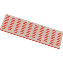 Diamant-Abziehschärfplatte K400 mittel 150x50mm rot