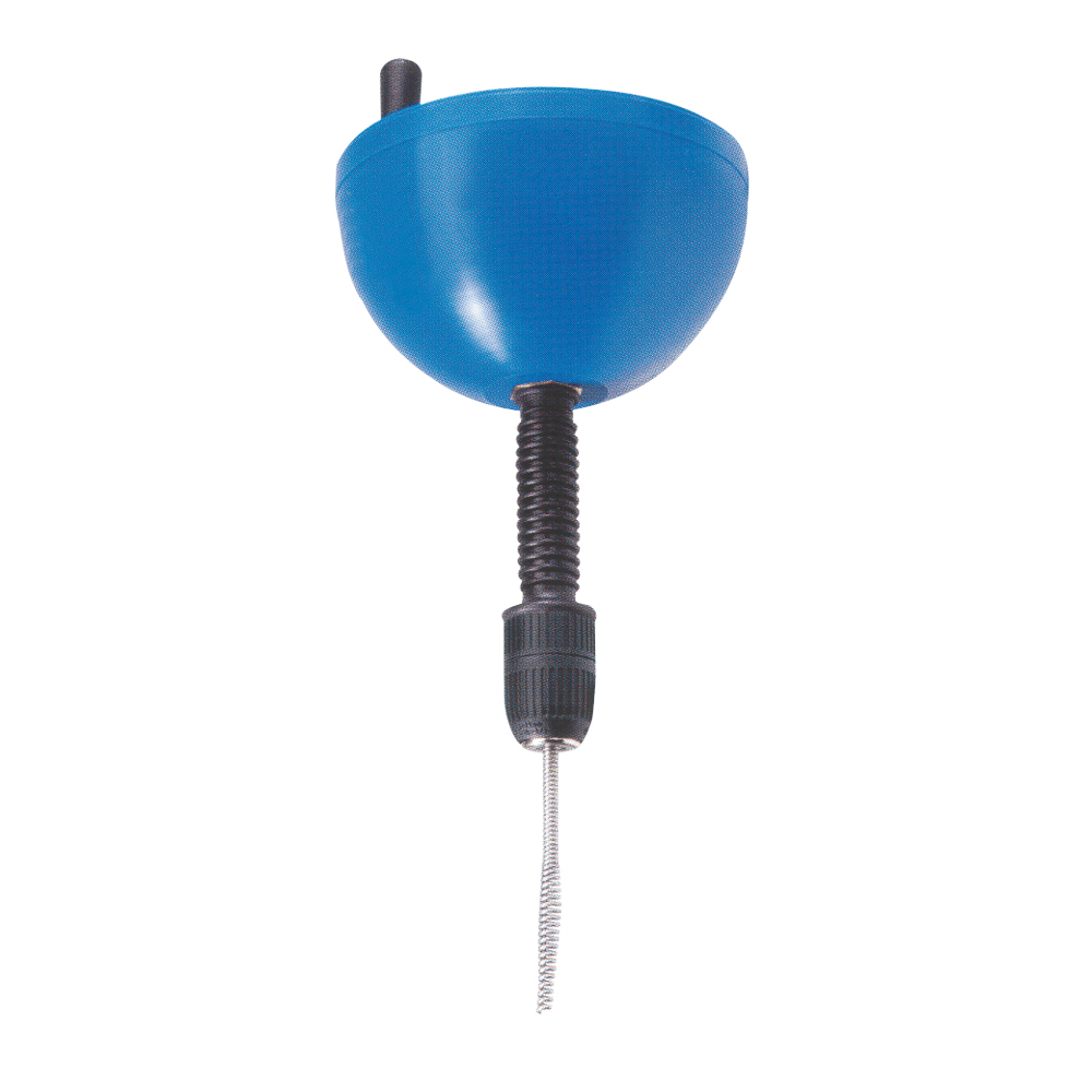 Rohrreiniger 8mm 7,5m ROHRTEUFEL,für 20-50mm Rohrdurchmesser,Spiralbohrkopf