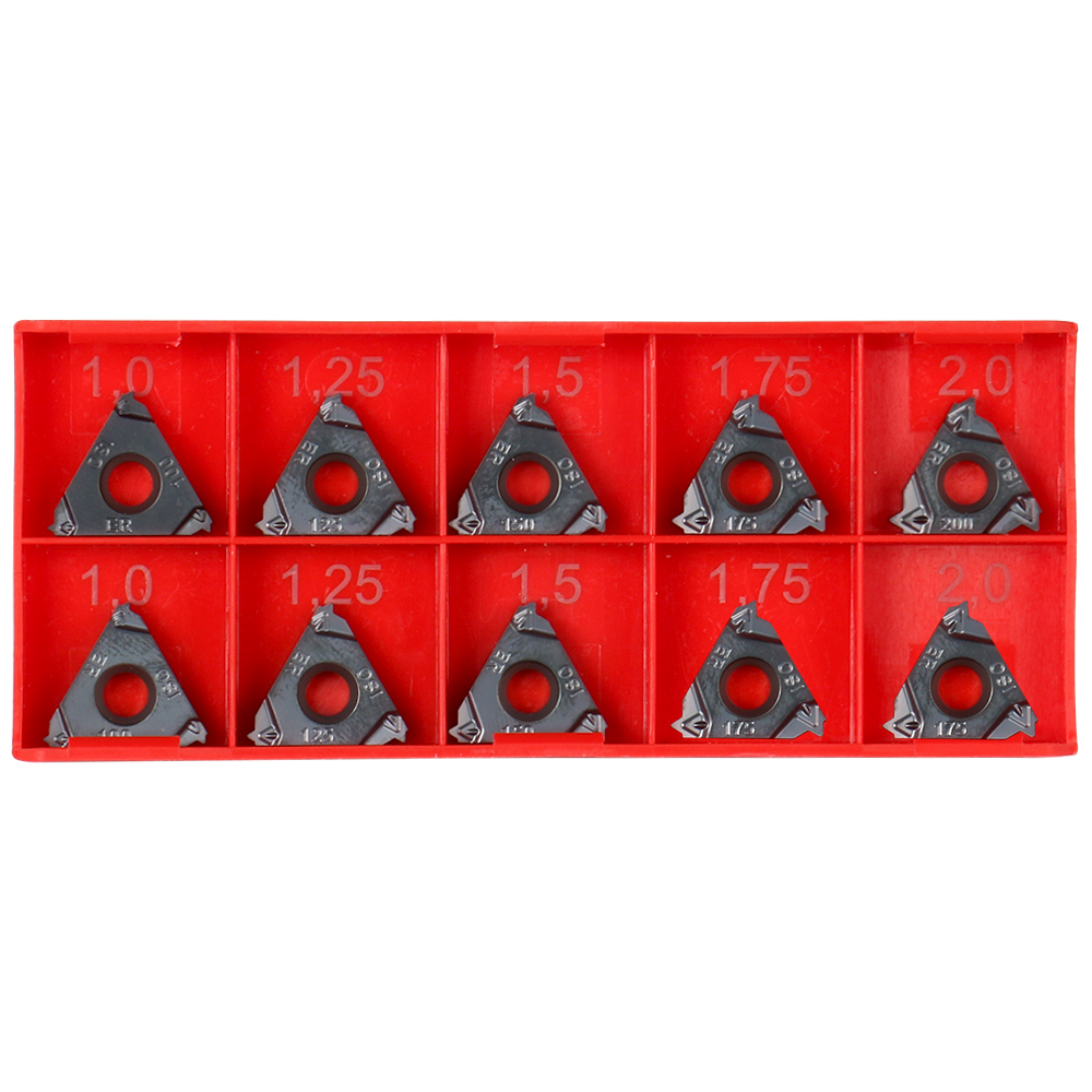 Gewindeplattenset 16IR  Stg.  1-2mm Sorte GU1004,10-teilig