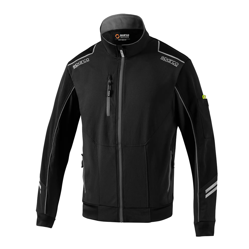 SPARCO Softshelljacke Light Größe L schwarz/grau