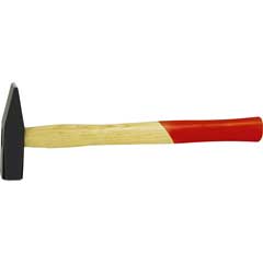 Hammer SUPER 300g,Hickorystiel zäher verschleißfester Chrom-Vanadium-Stahl