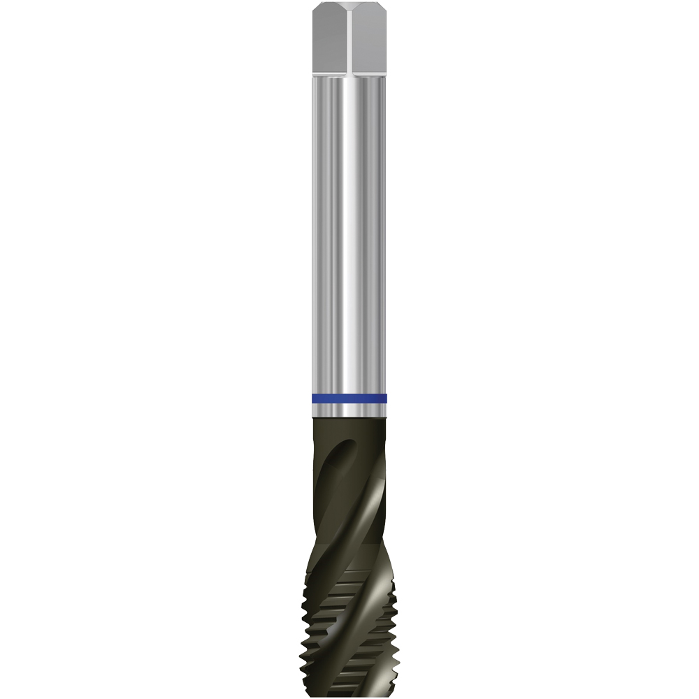 Maschinengewindebohrer M12x1,75 DIN376C PM-TiCN für Sackloch,Blauring