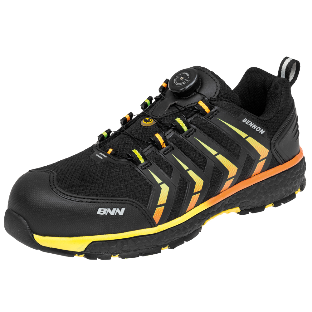 Sicherheitsschuh STINGER S3 ESD Gr.38 Schnellverschluss ATOP, schwarz