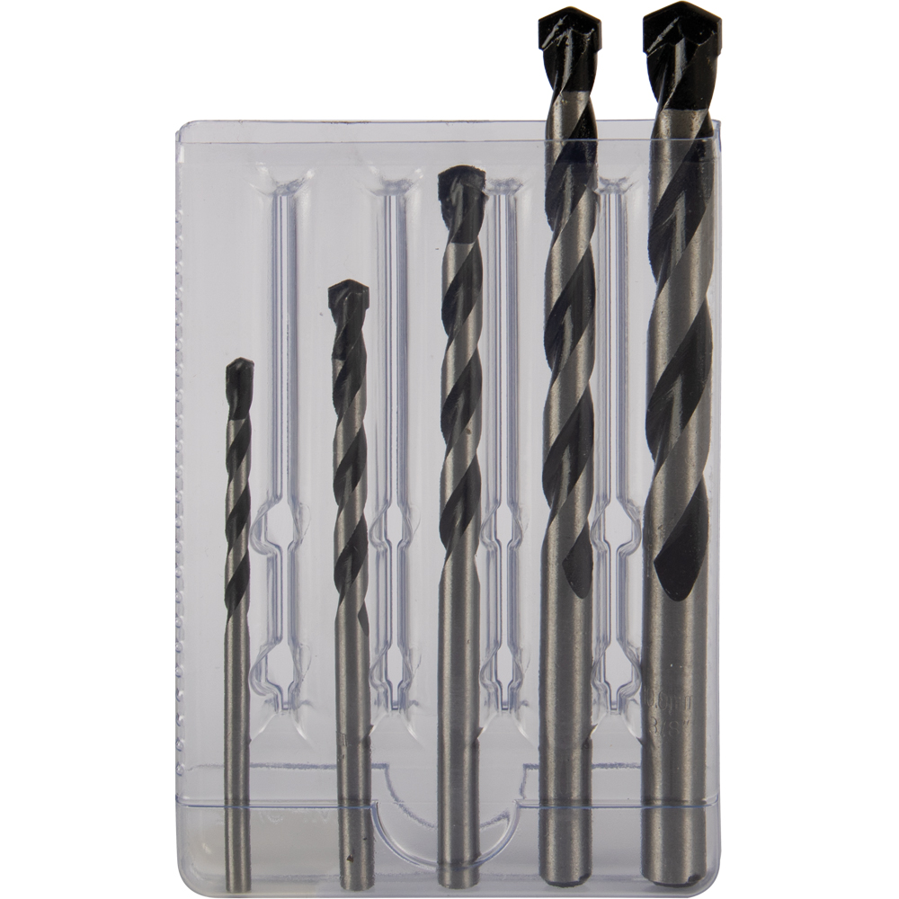 Betonbohrerset 5-teiliges im Multipack Durchmesser4-5-6-8-10mm mit zyl. Schaft
