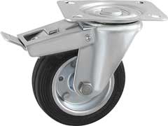 Bremslenkrolle 100-PBS/2 Tragkraft 70kg mit Feststell-Bremse