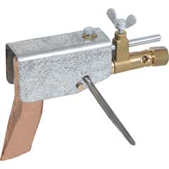 Propan-Weichlöt-Kolben 350Gramm Kupferkolben+Halter,Windschutz